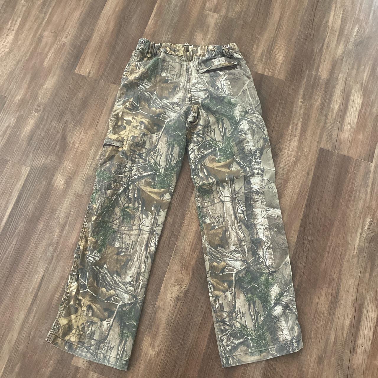 PAYPAL ONLY sick baggy camo pants low waisted womens... - Depop