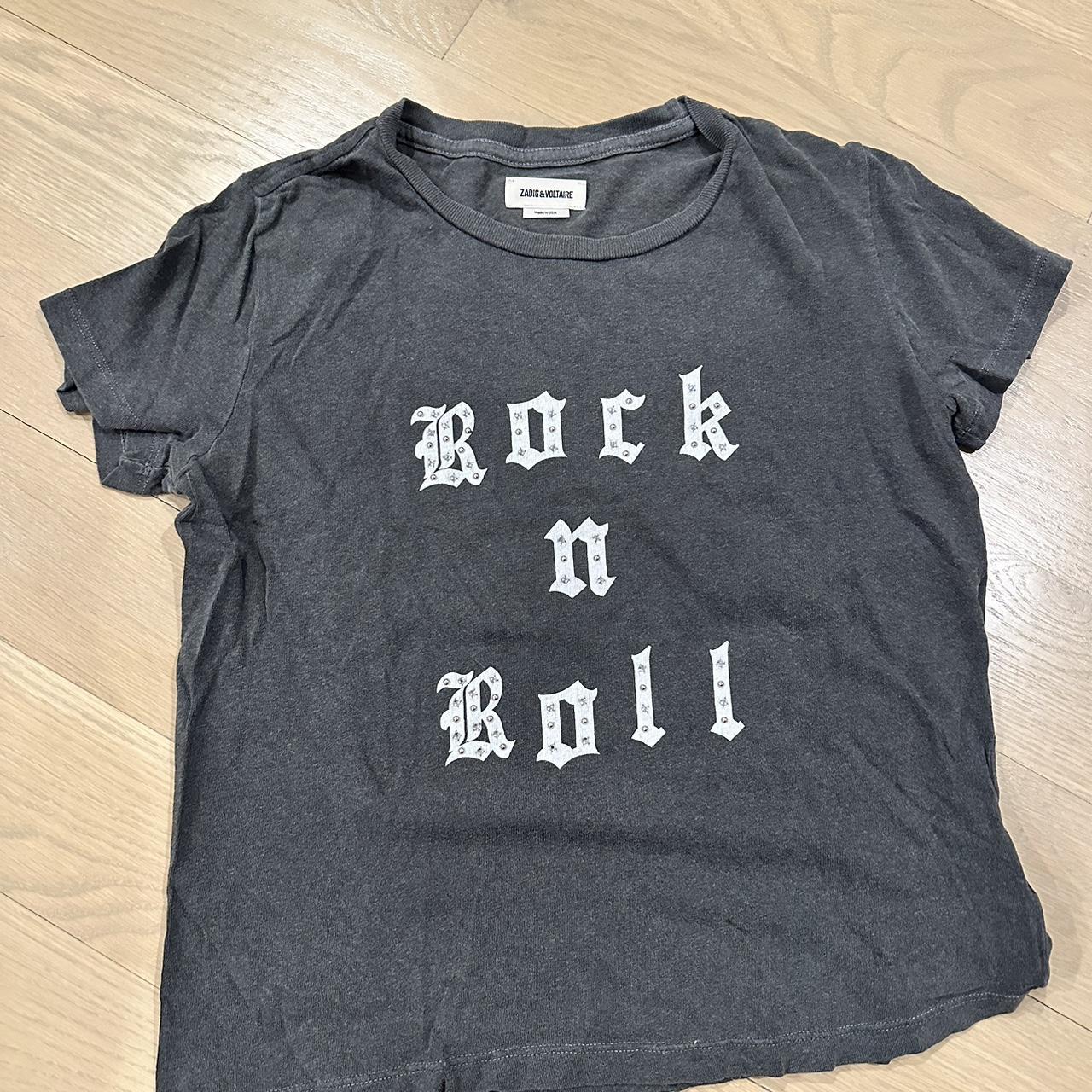 zadig voltaire rock and roll t shirt