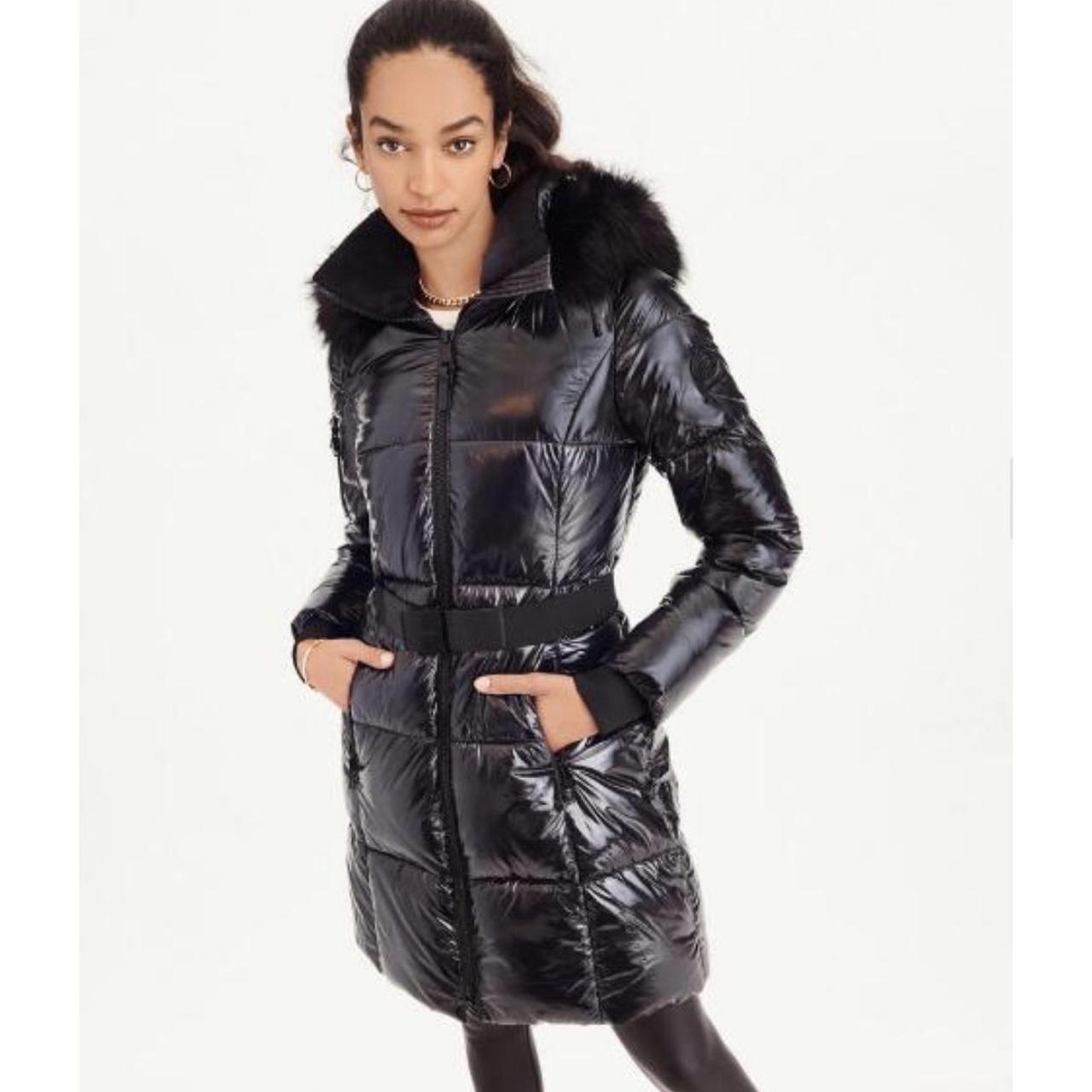 Dkny glossy cheap puffer jacket