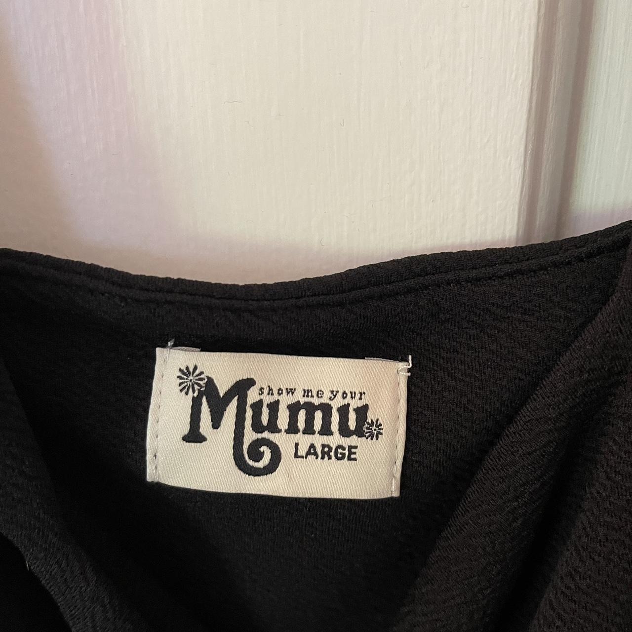 Show Me Your Mumu Women's Black Bodysuit | Depop