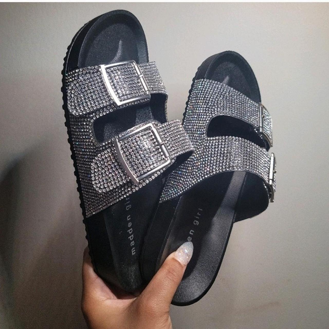 Madden girl sale sparkly birkenstocks