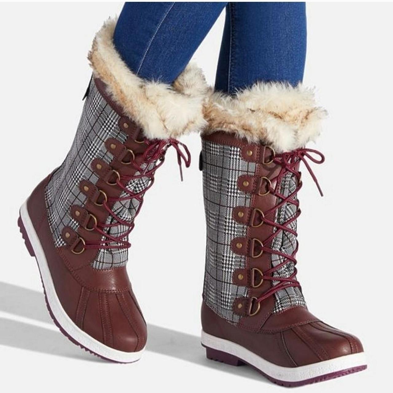 Marley quilted faux fur hotsell snow boot