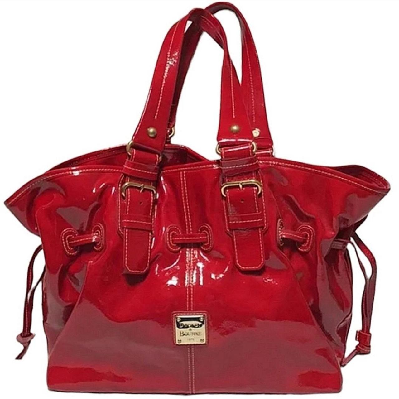 Red patent leather dooney store bourke purse