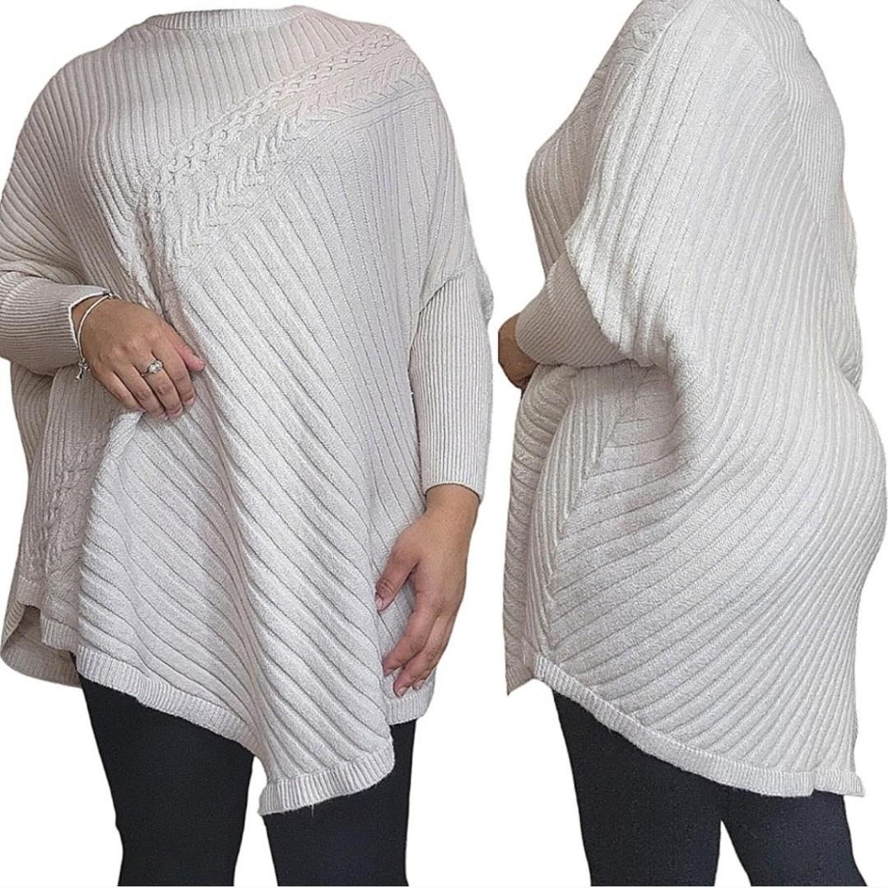 Vera wang 2024 poncho sweater