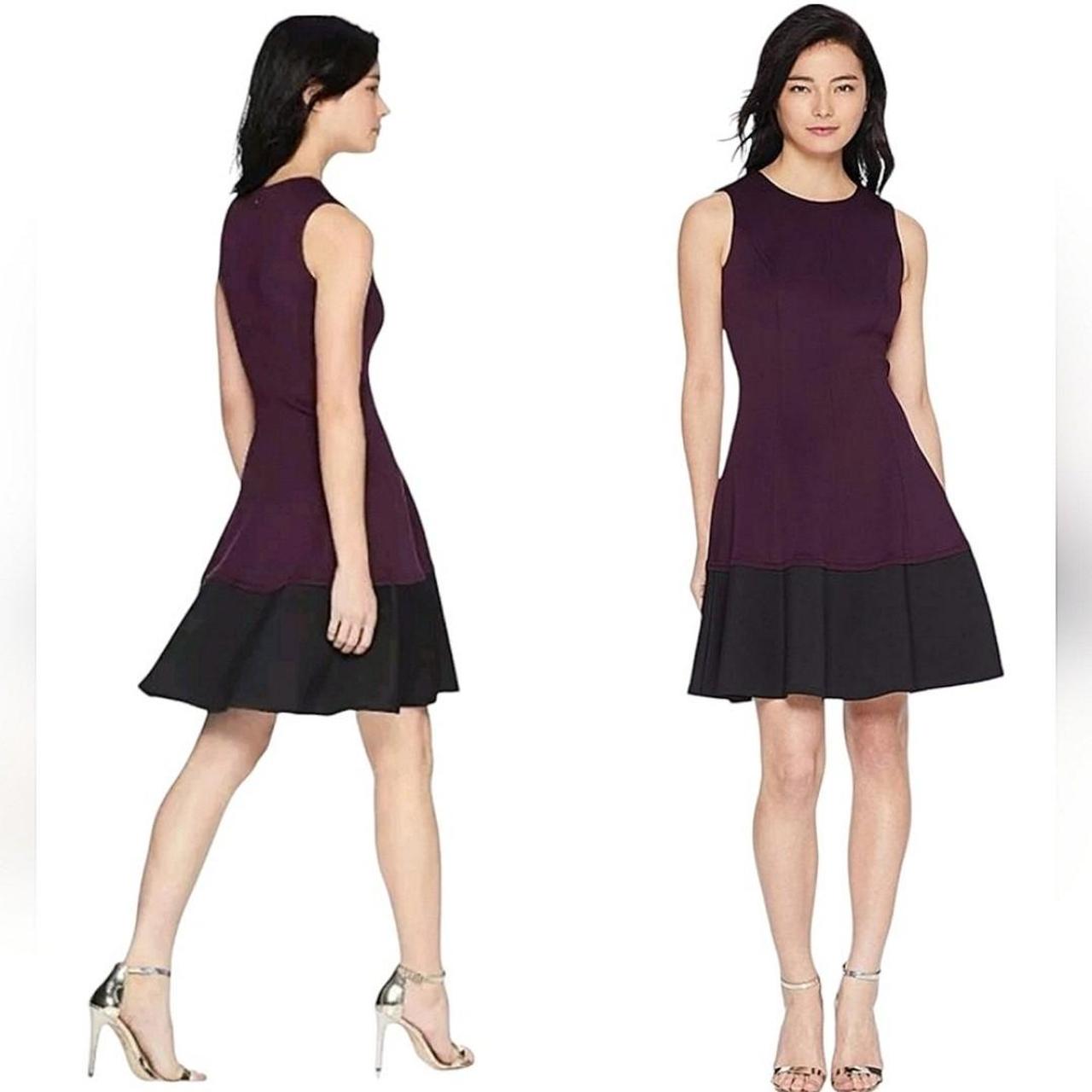 Calvin klein aubergine dress best sale