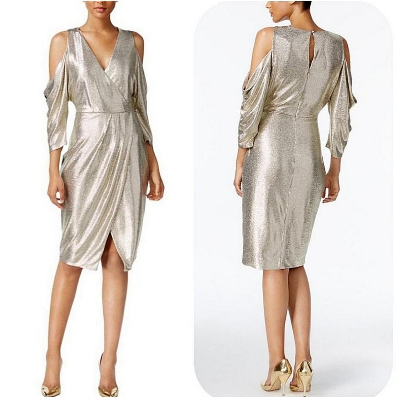 Rachel roy gold dress best sale