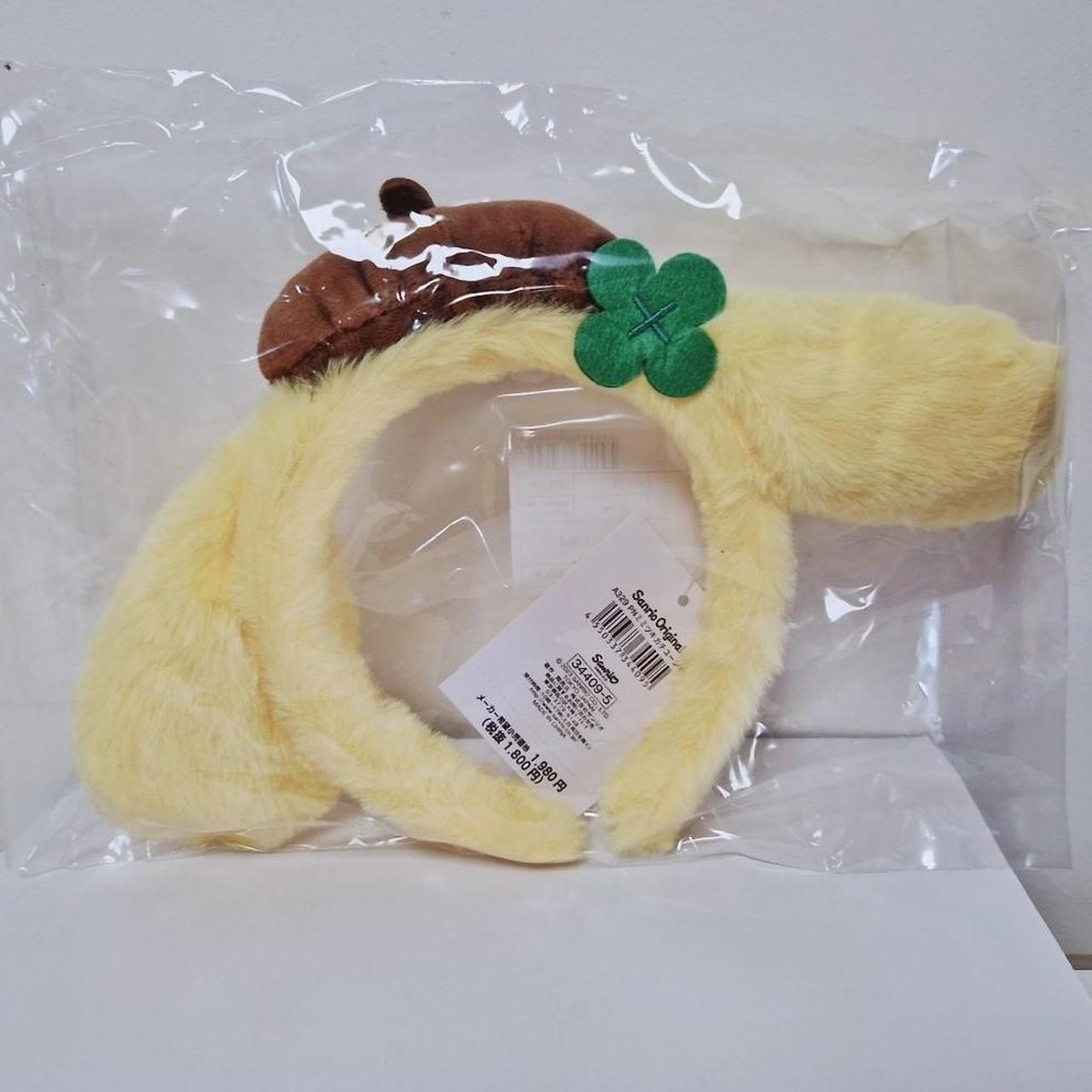 🪱 Sanrio Pompompurin soft plush character headband 🪱... Depop