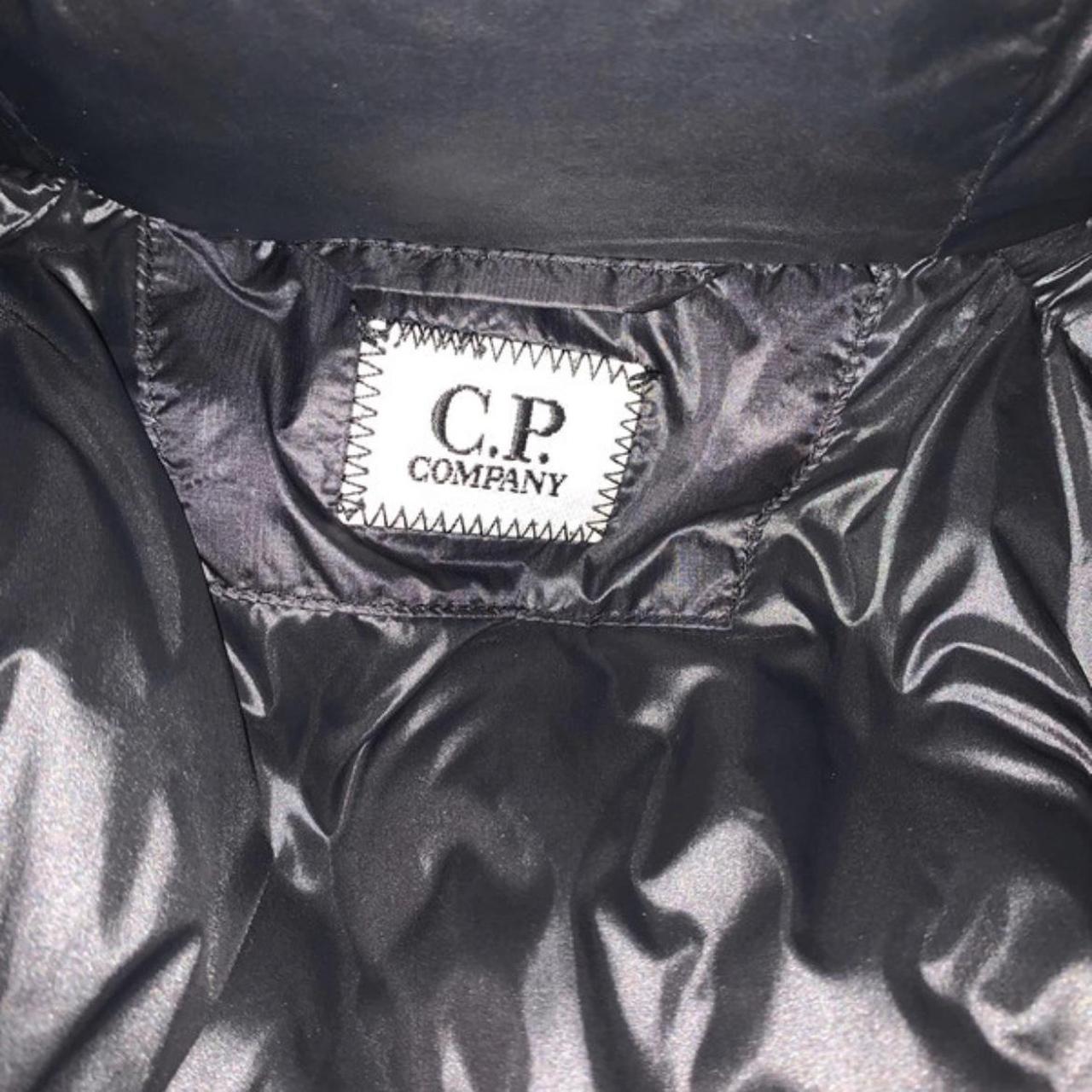 CP Company Men's Black Coat | Depop