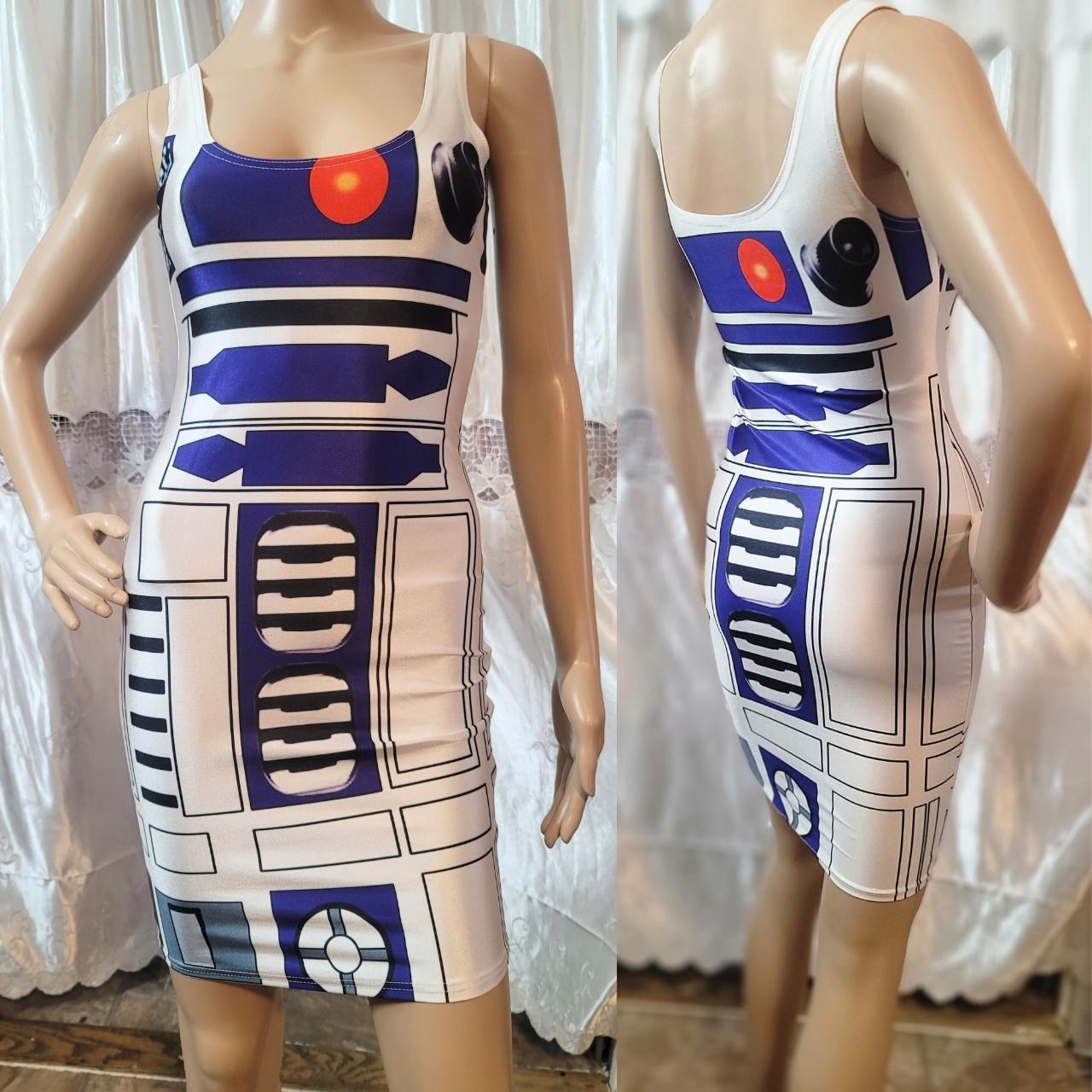 Star Wars R2d2 Body Con Dress Ptp155 Depop 6820