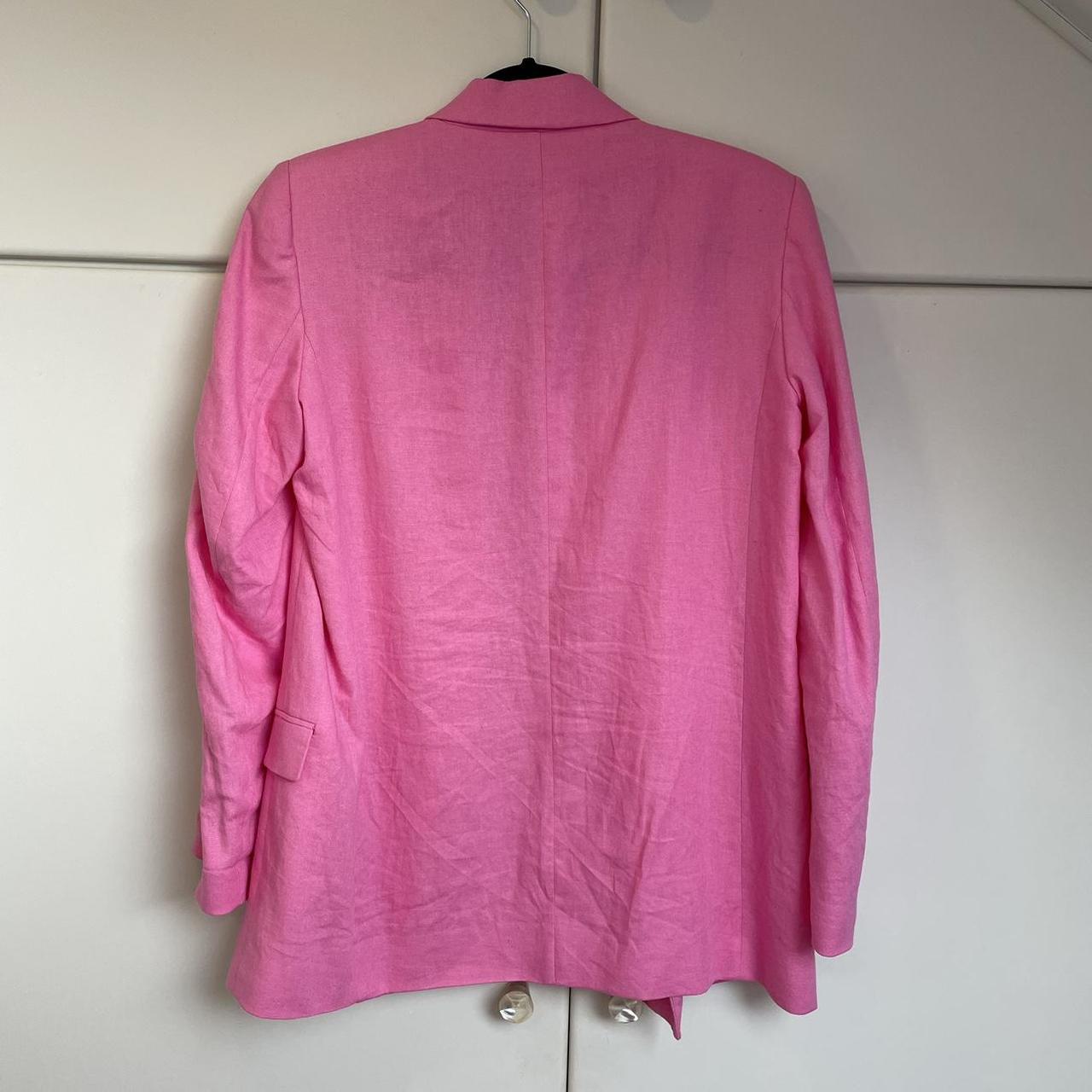 Zara Women's Pink Jacket Depop