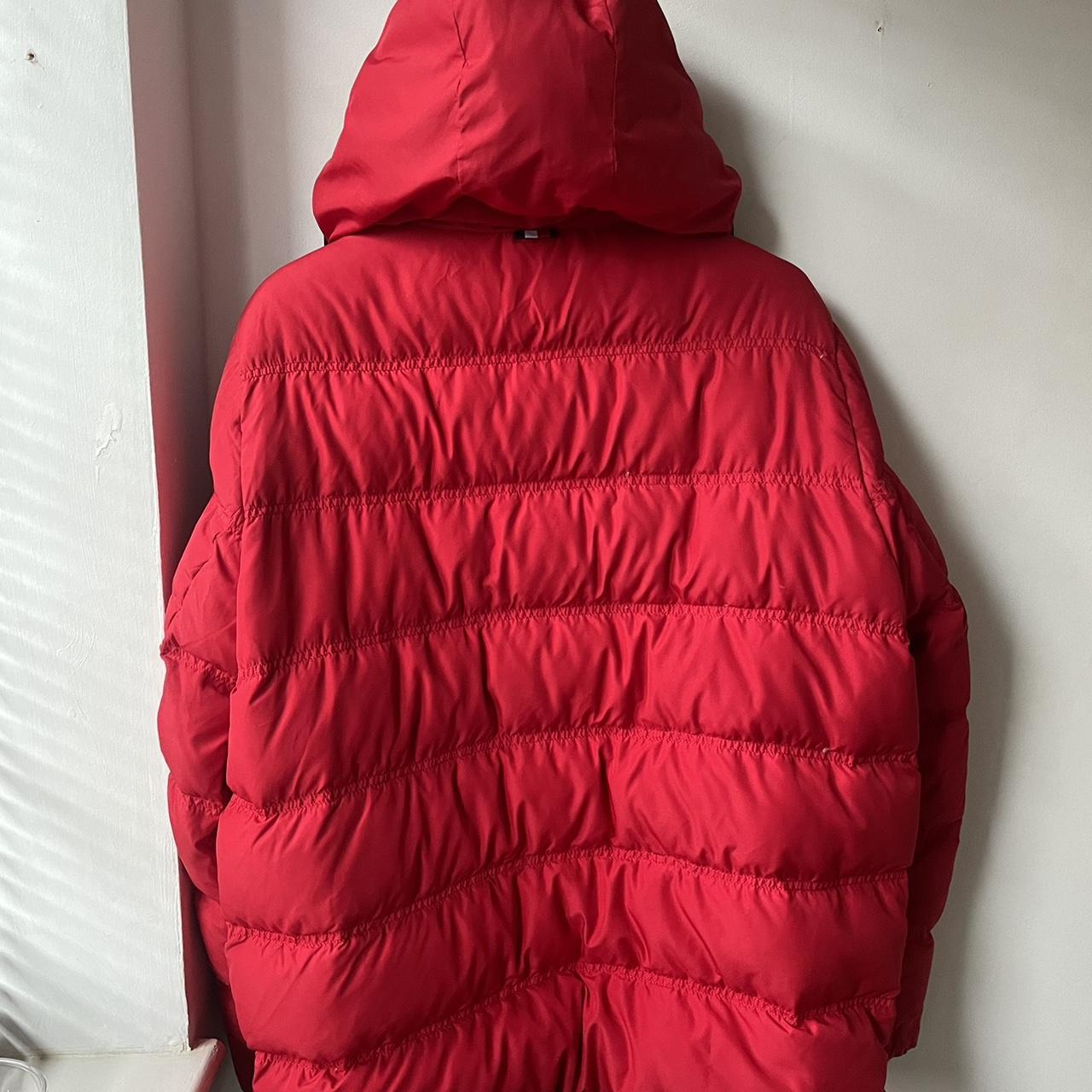 Tommy Hilfiger Men's Red Coat | Depop