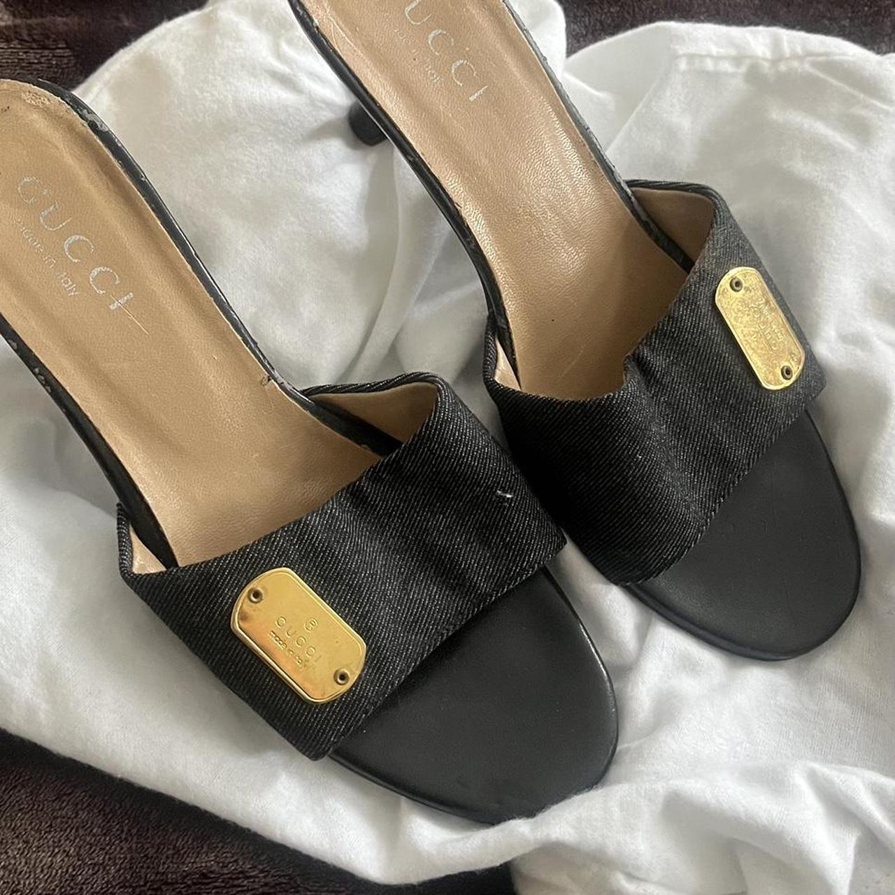 Vintage gucci hot sale kitten heels