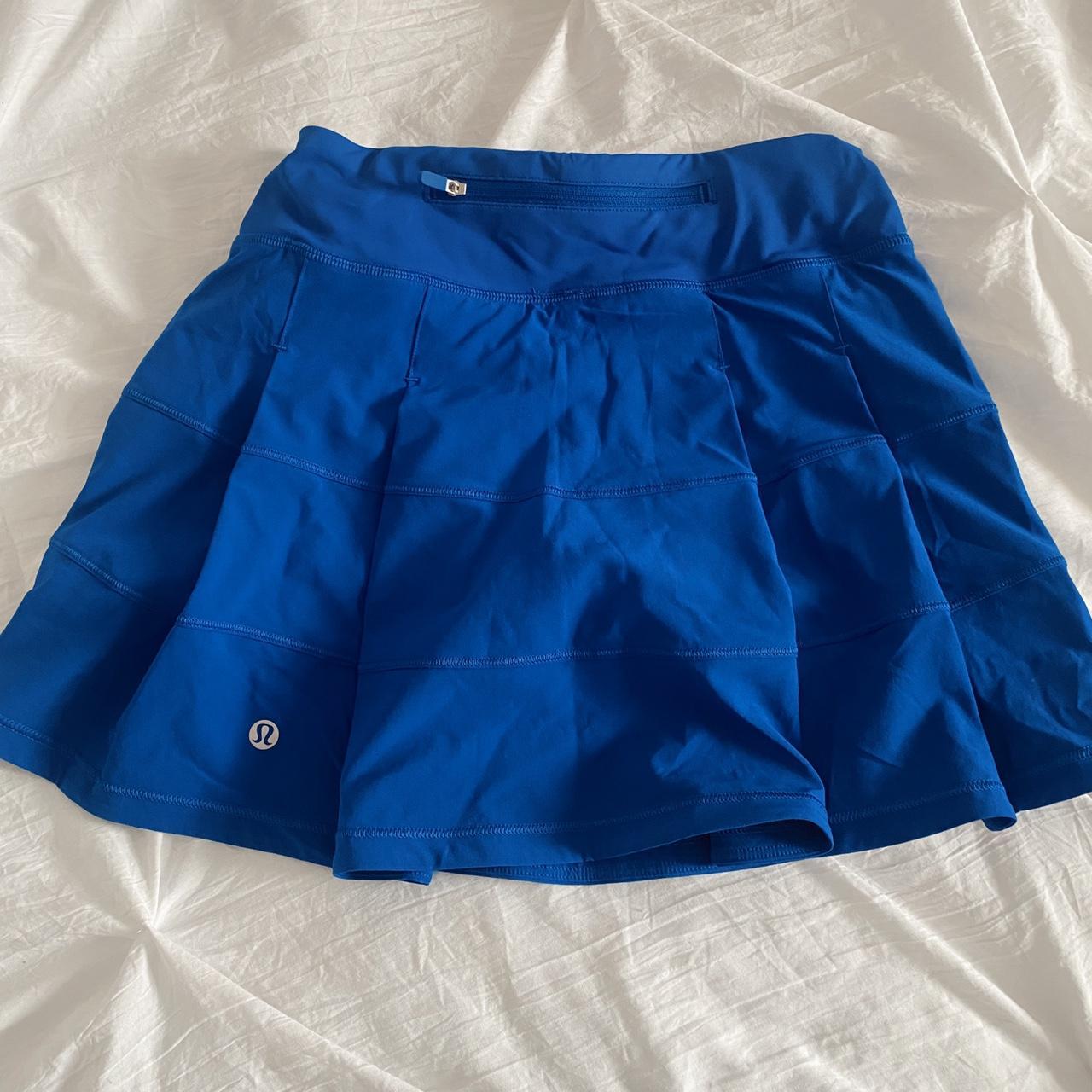 blue lululemon skirt size 2 barley worn Depop