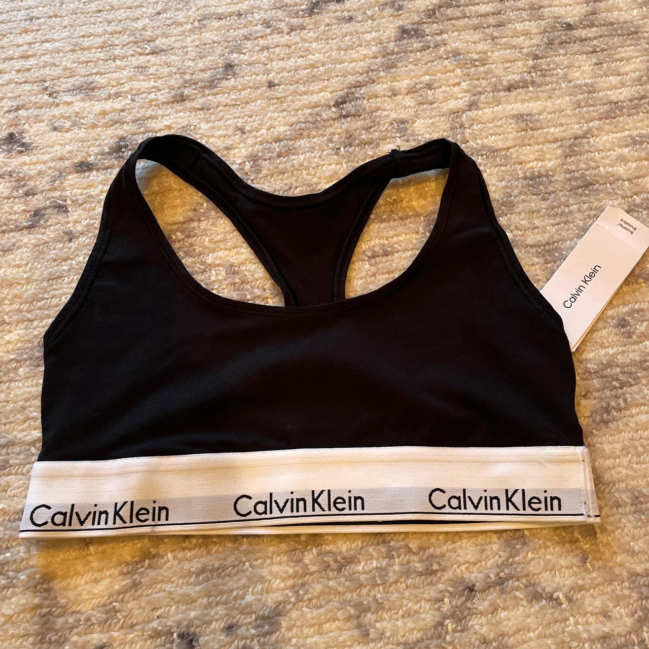 Calvin Klein t-shirt bralette ❥ brand new with - Depop