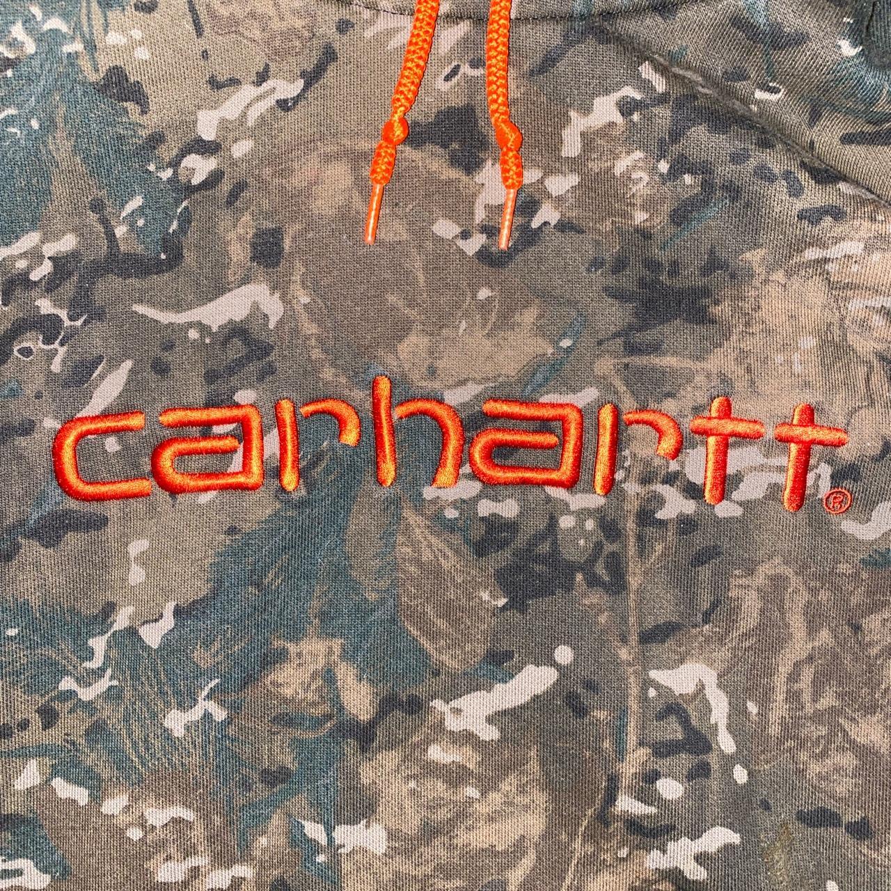 Carhartt safety sale orange hoodie