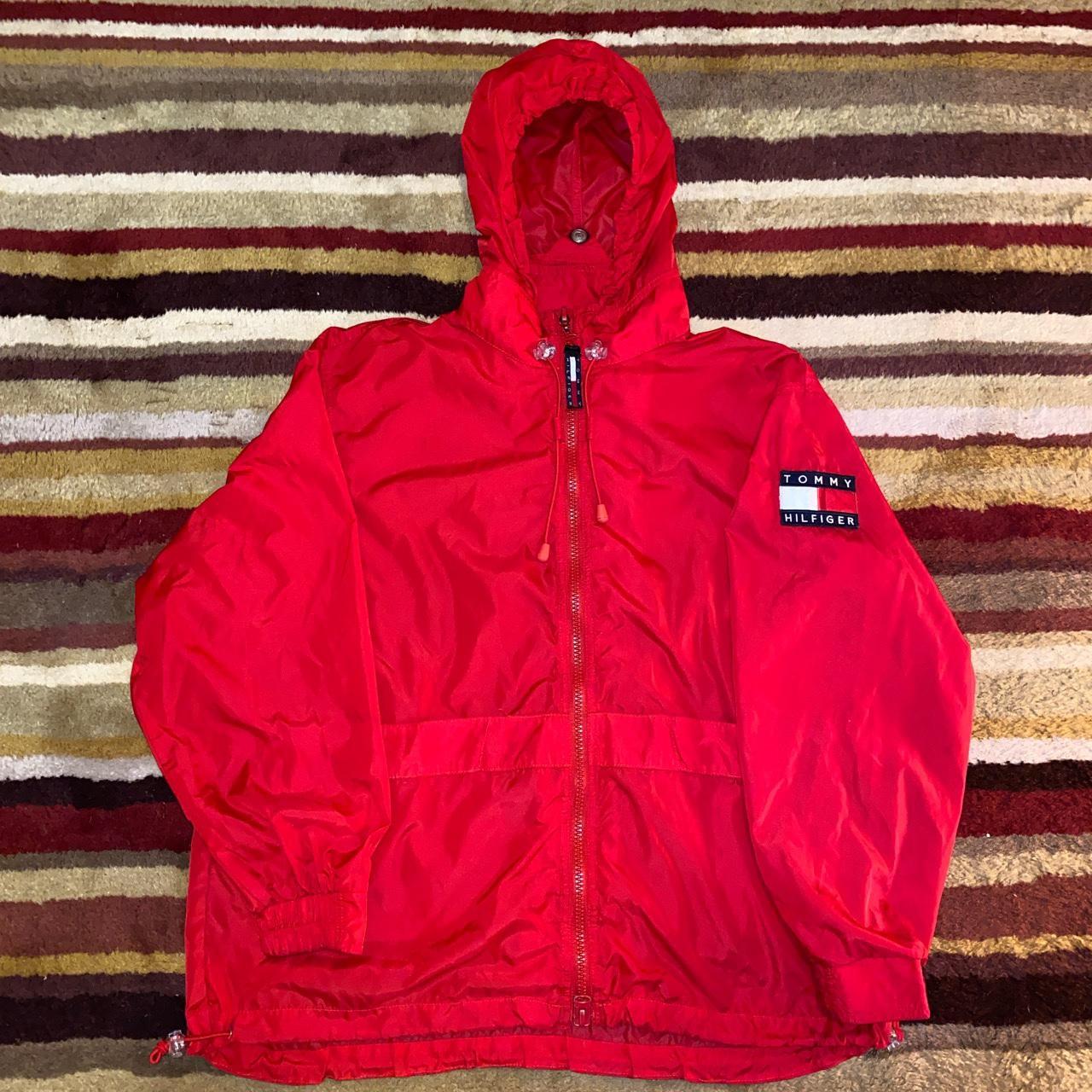 Xtra large #tommy windbreaker some minor wear... - Depop