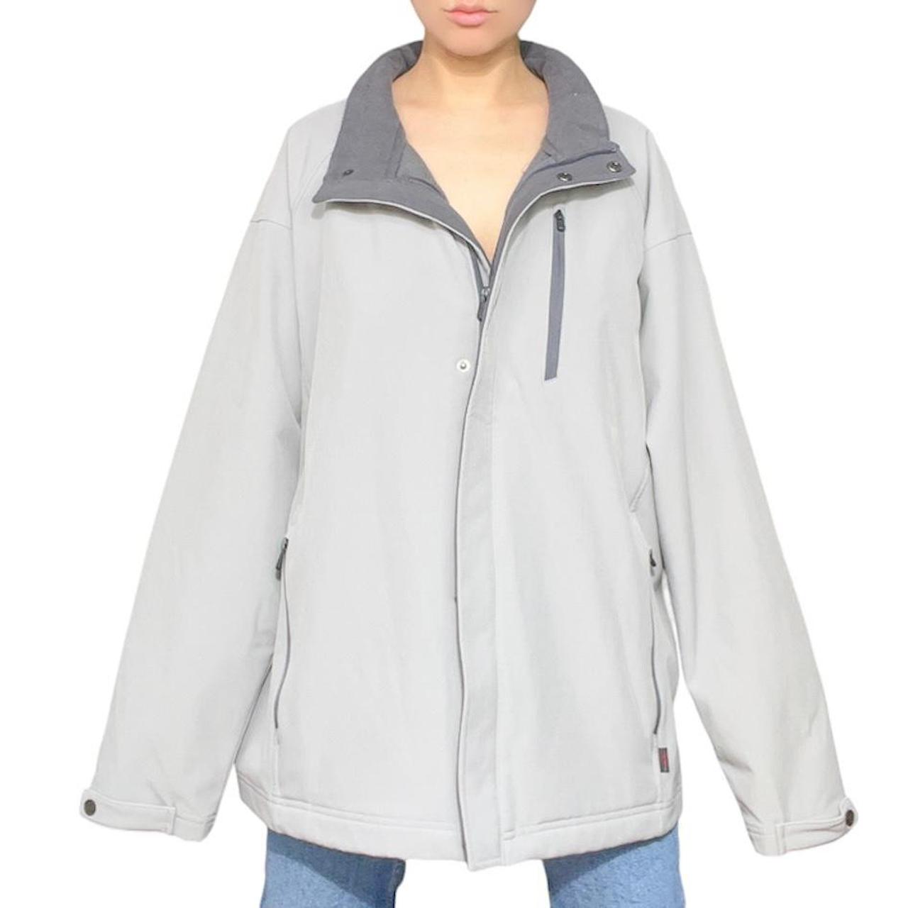 Tumi Men's Grey and Silver Jacket (2)