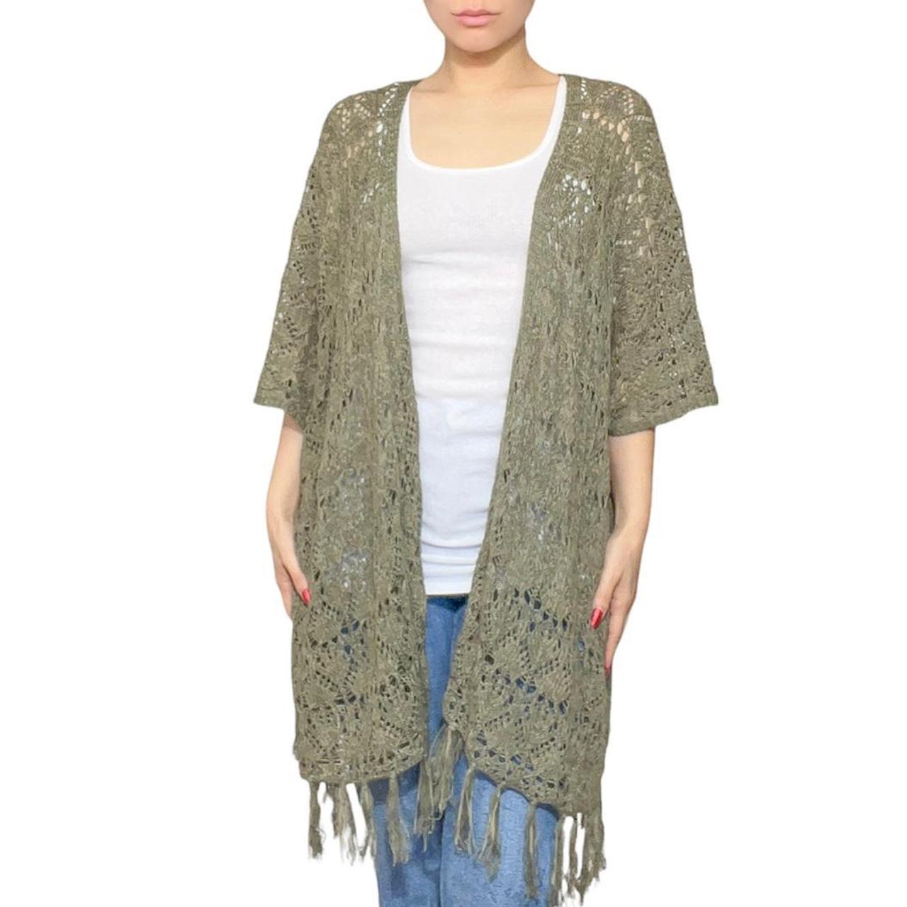 Olive green kimono clearance cardigan