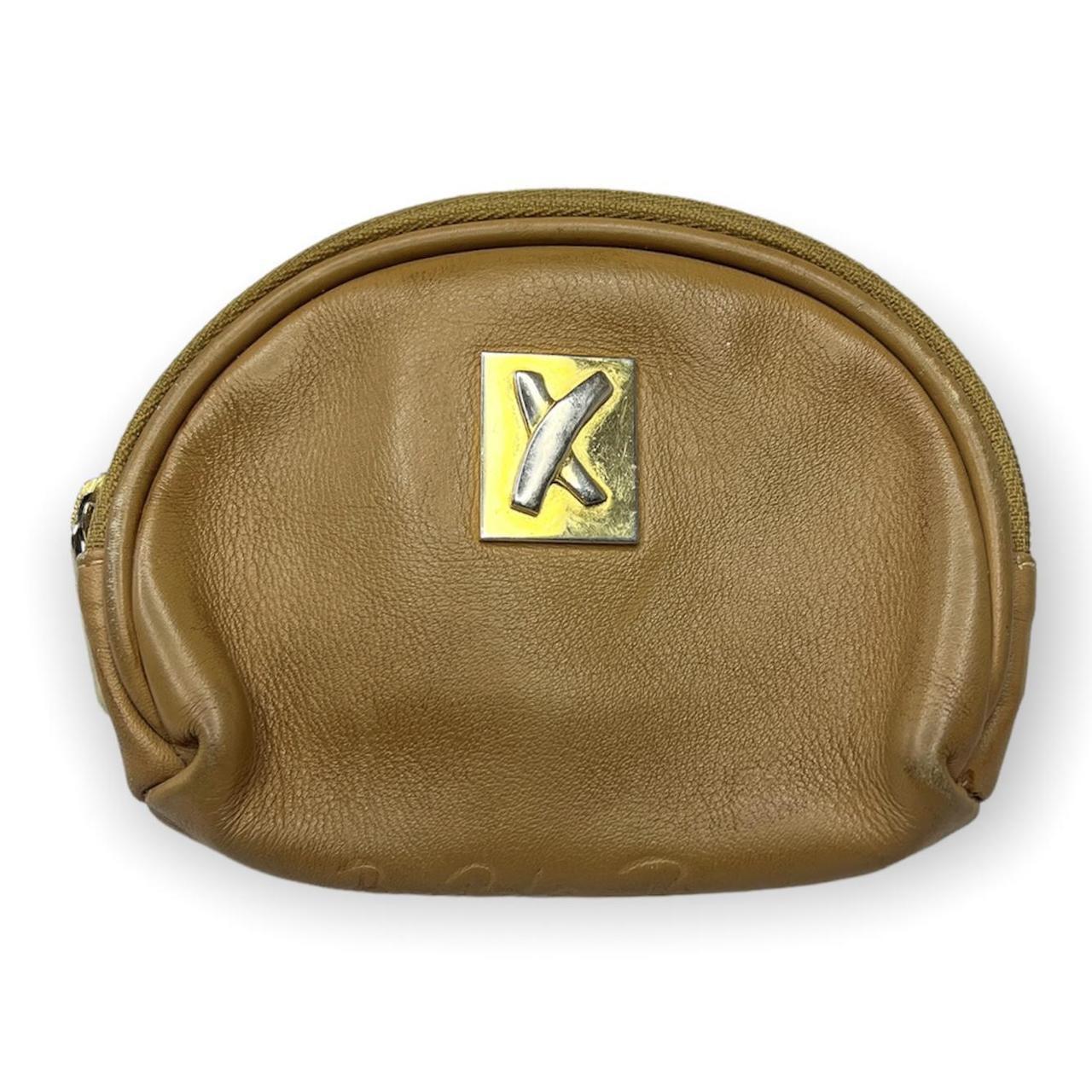 Paloma Picasso coin purse true vintage genuine tan Depop