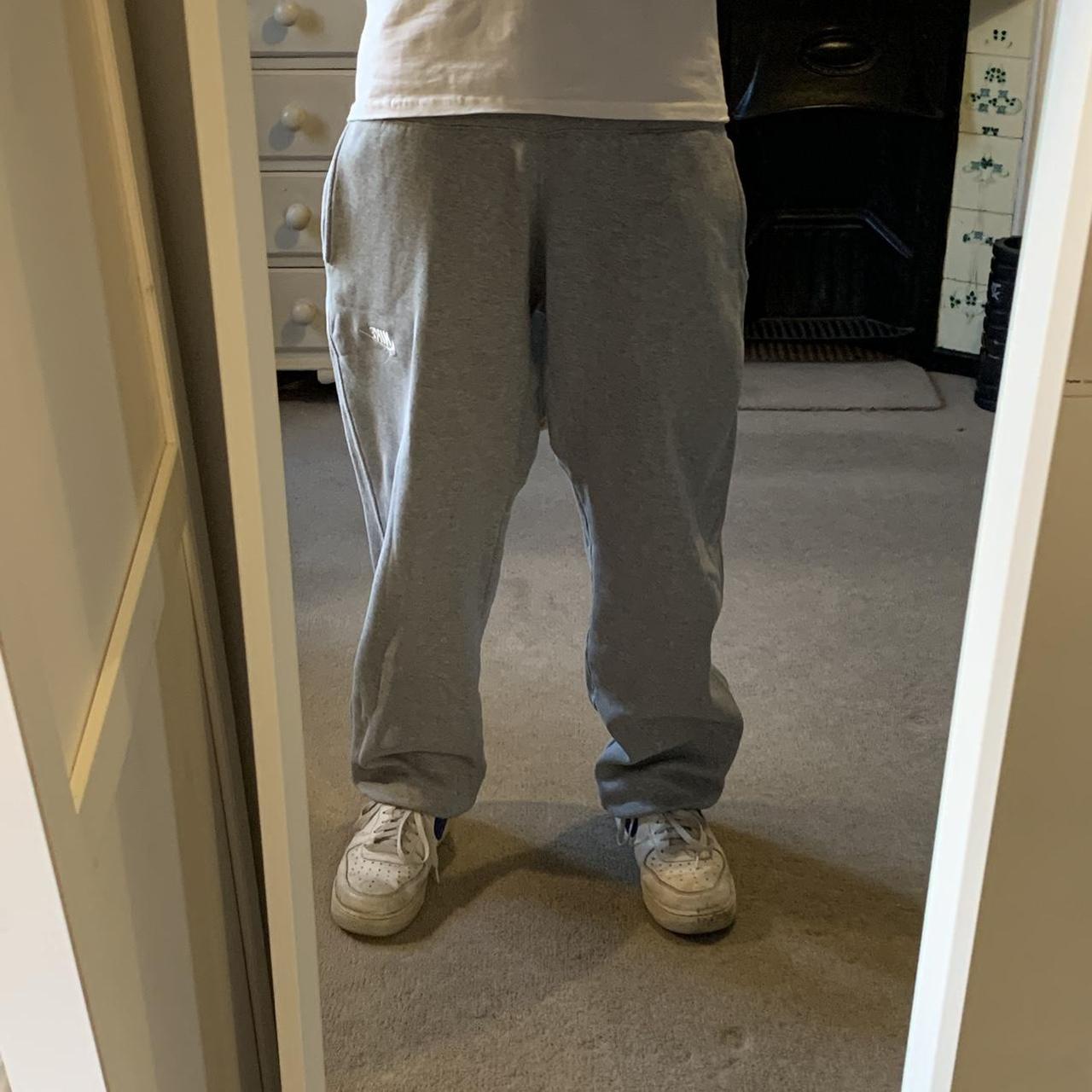 baggy grey nike joggers