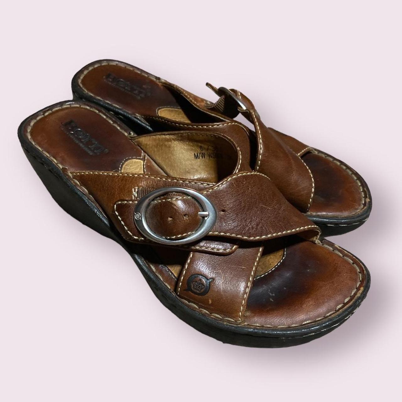 born brown sandals