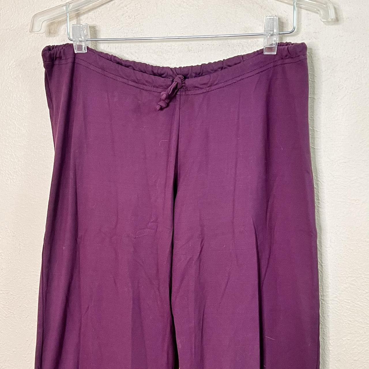 Prana purple be present yoga pants Drawstring - Depop