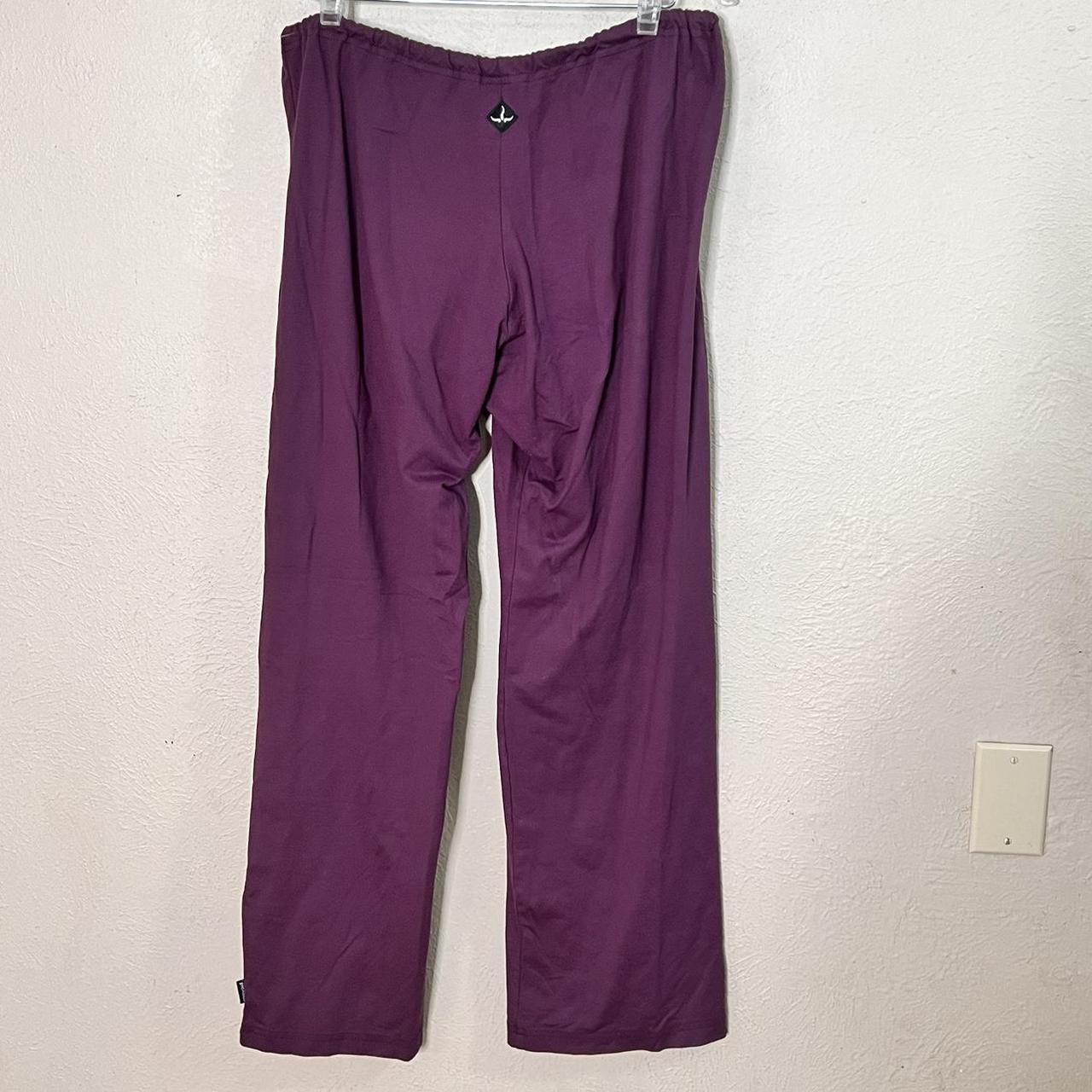 Prana purple be present yoga pants Drawstring - Depop