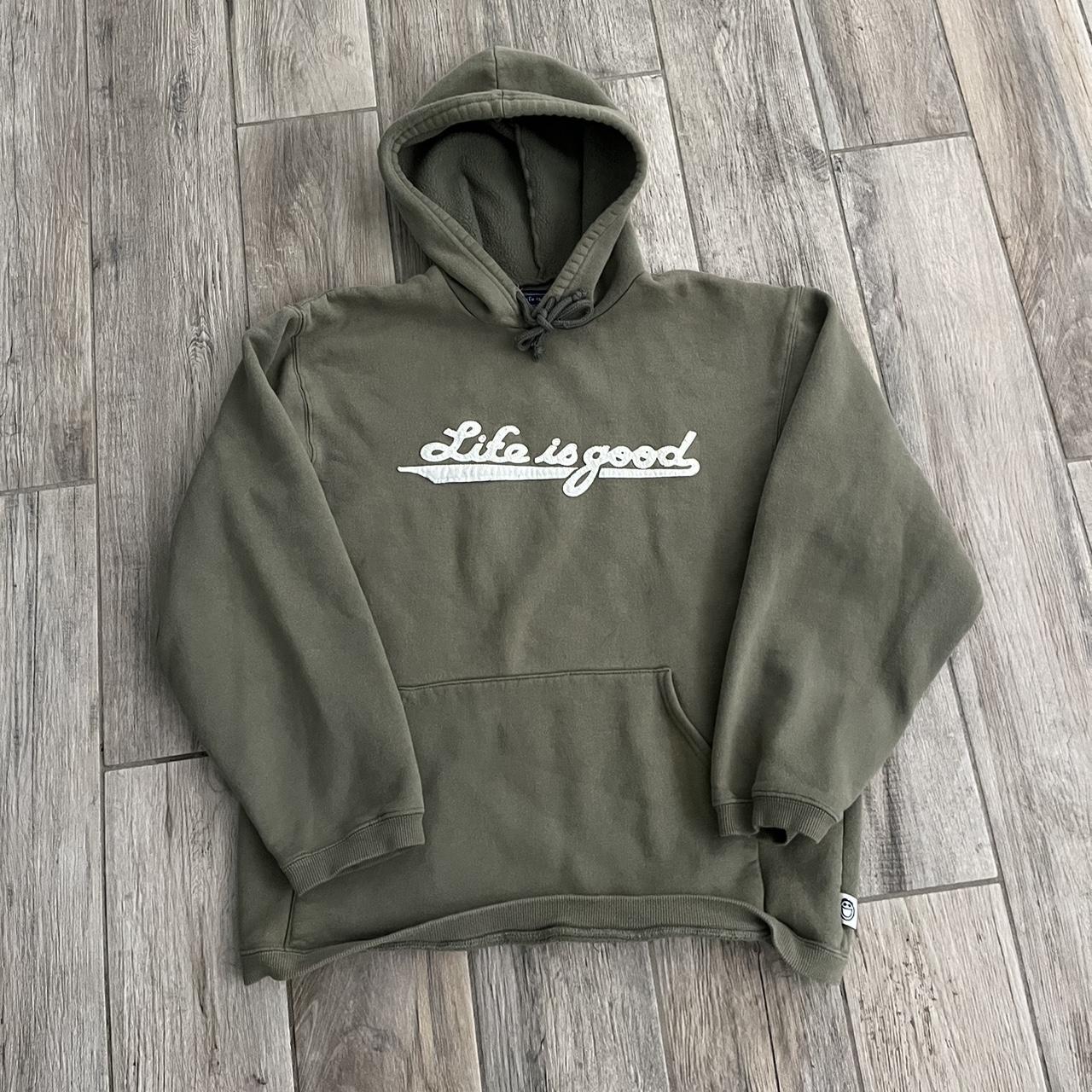 Life is Good Men's Hoodie | Depop