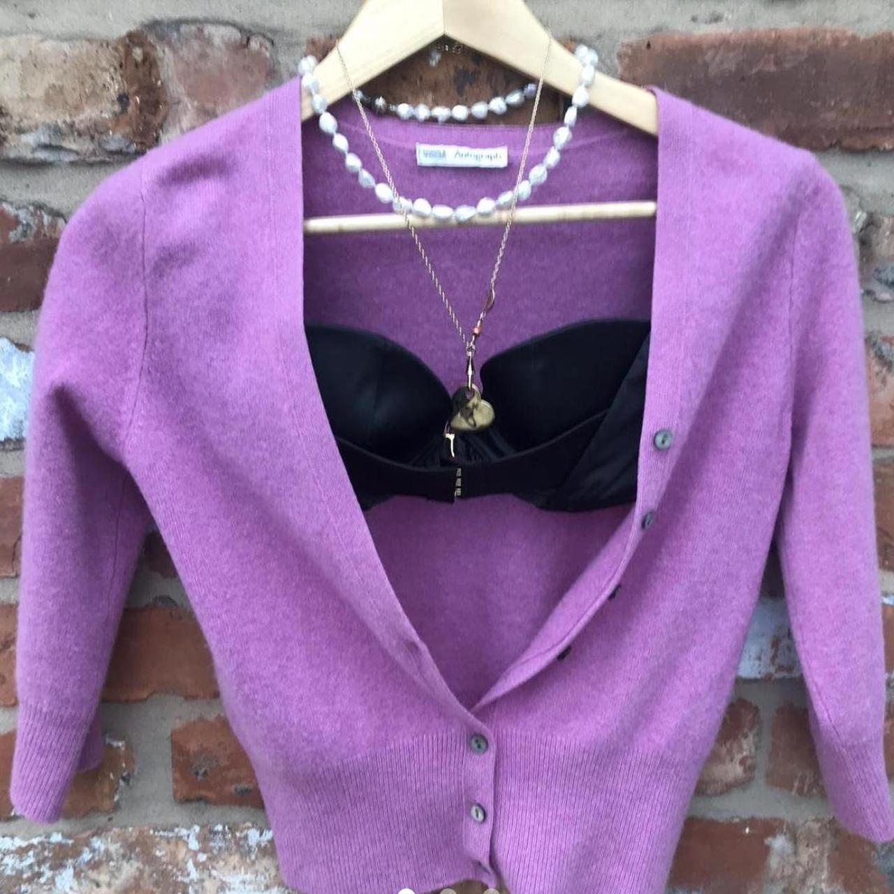 Vintage pink cashmere cardigan Ballet sleaze... Depop