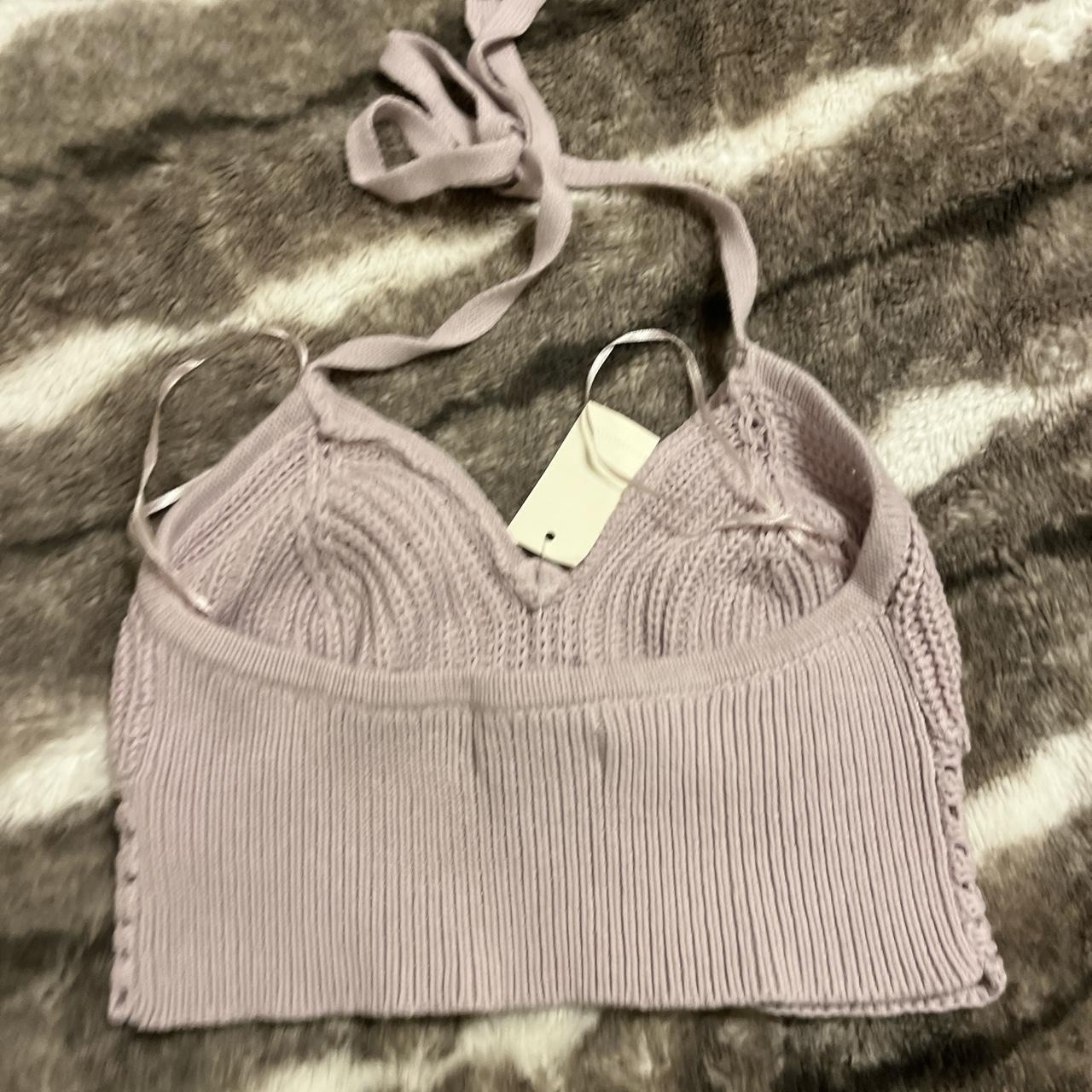 Aeropostale crochet top Free ship! Size xs Depop