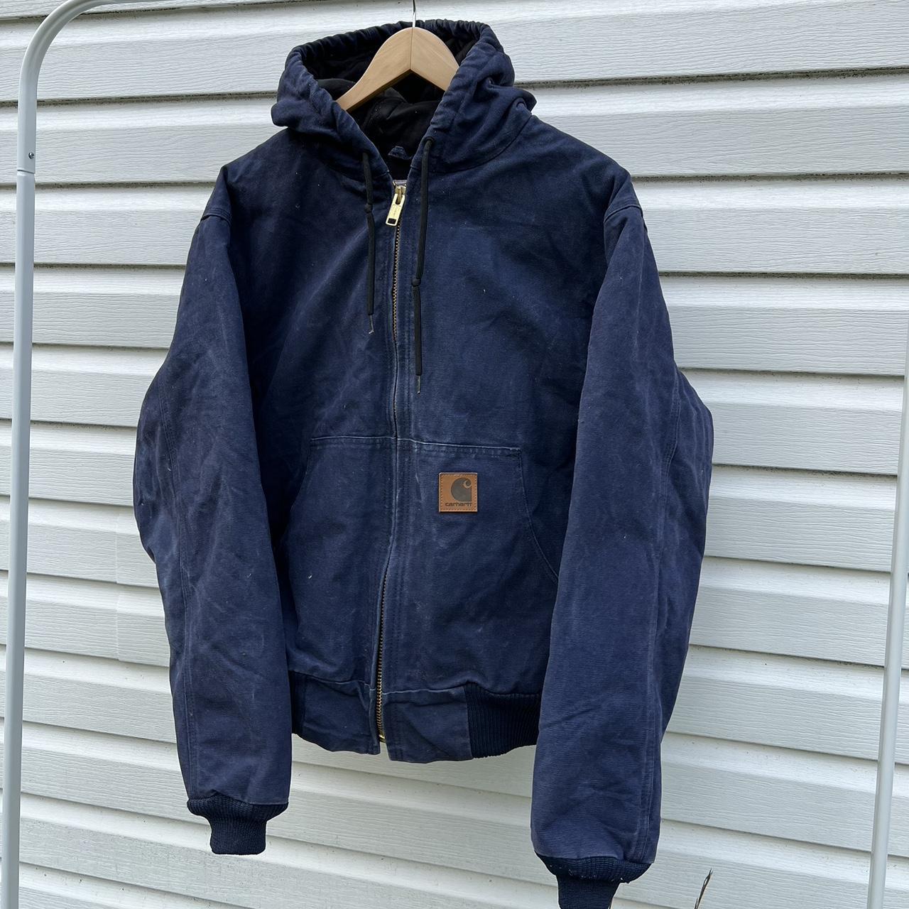 Vintage offers Carhartt Jacket Navy Blue