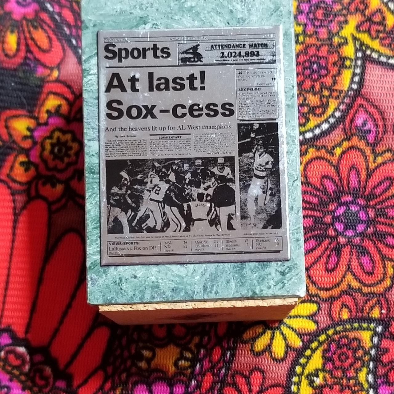 Vintage 1983 Downer Wear Chicago White Sox Winning - Depop