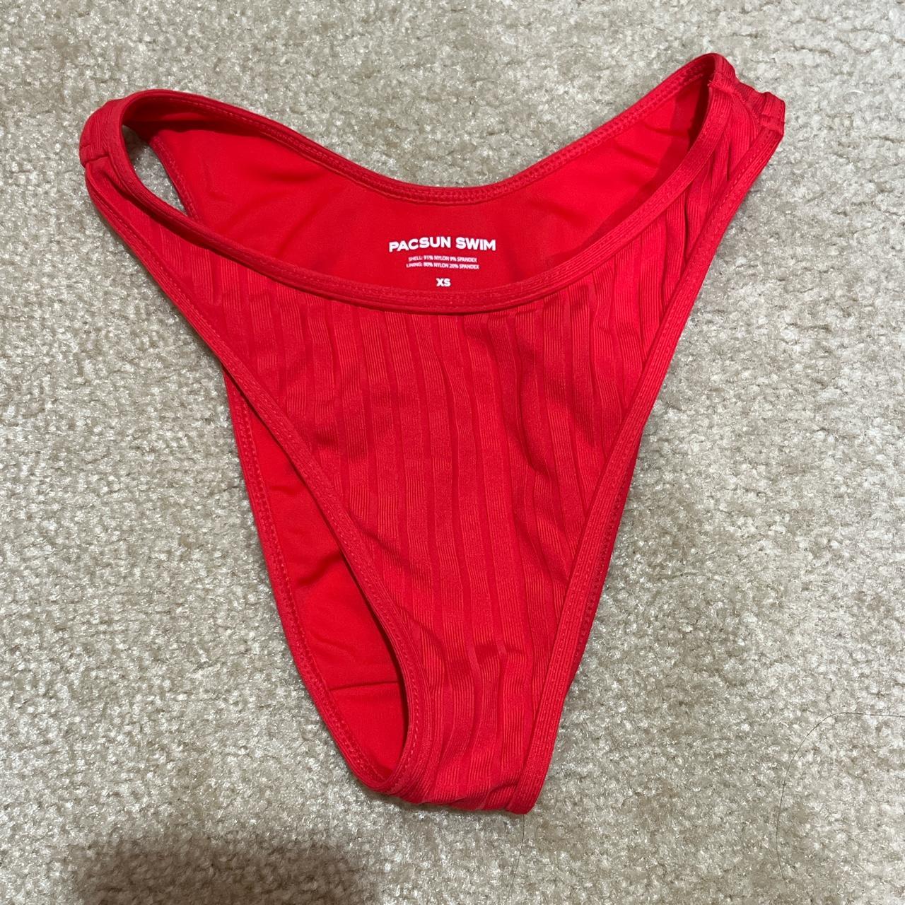 bikini bottoms from pacsun size xs worn once $7 - Depop