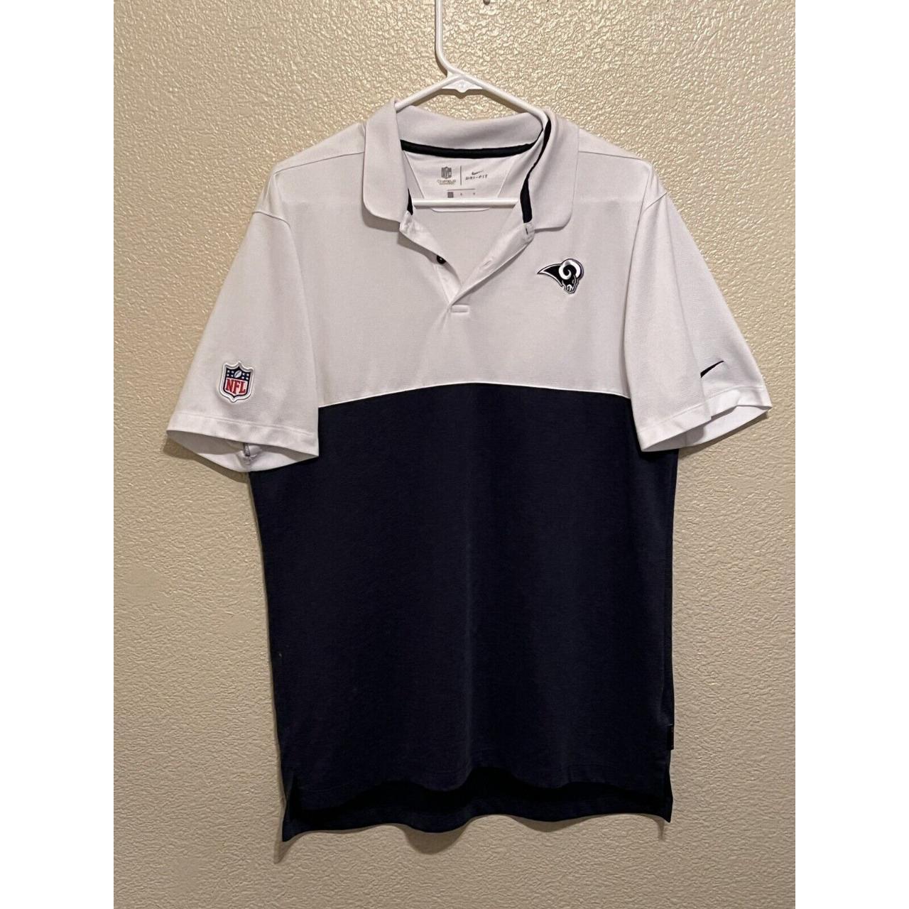 Nike On Field Apparel NFL Los Angeles Rams Polo - Depop