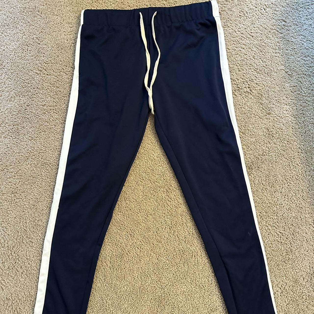 Fashion Nova Men's Navy Joggers-tracksuits | Depop