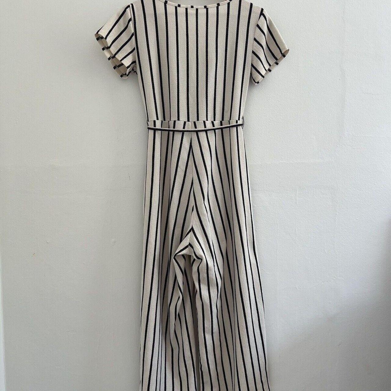 Womens Jumpsuit Black White Size 6 XS