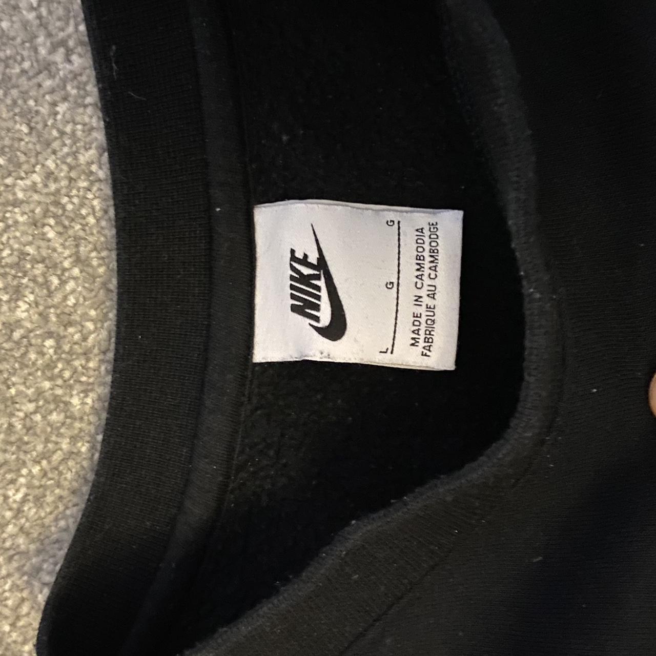 Black Nike Jumper - Depop