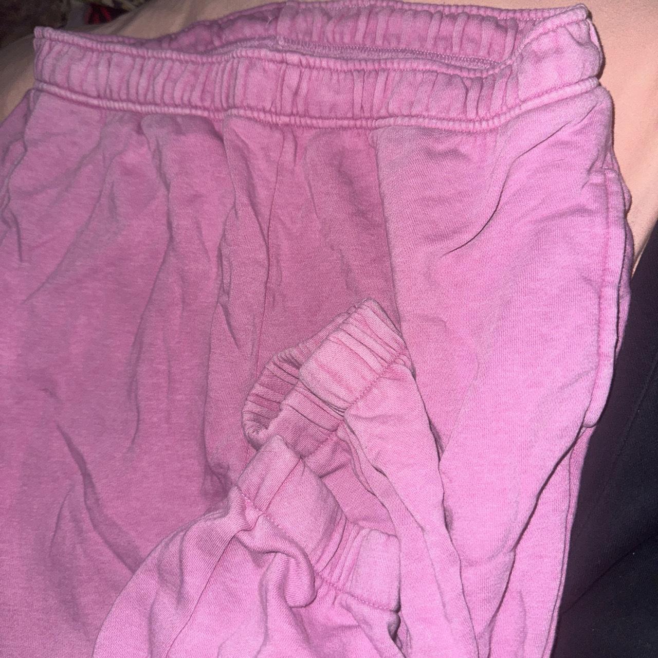 Pink target sweatpants. can fit m. - Depop