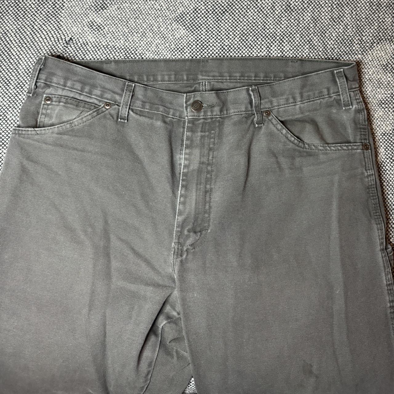 Nice green dickie pants with fade 36x32 Depop