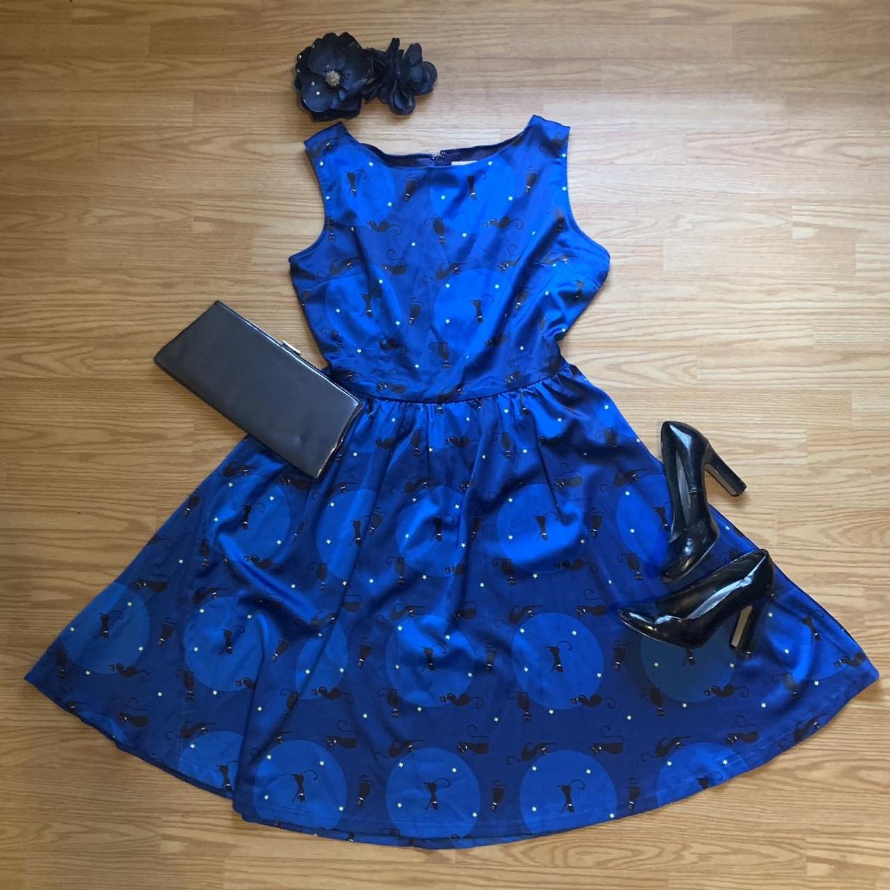 Lindy bop blue outlet dress