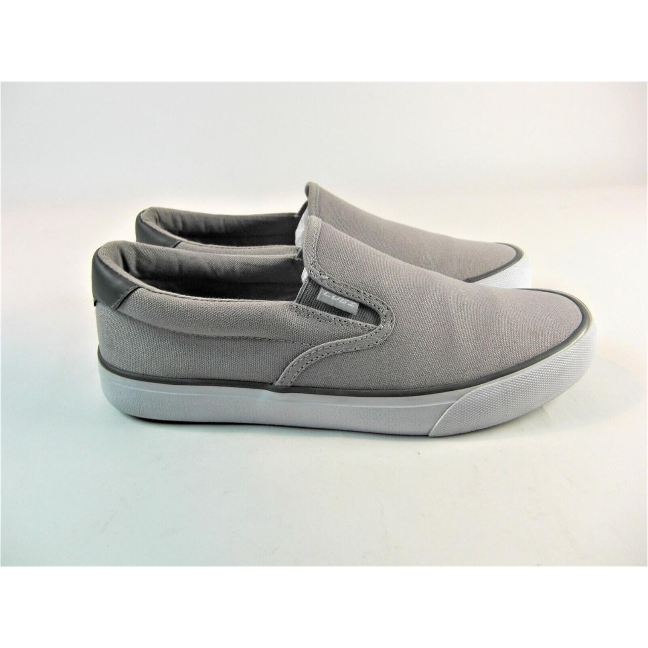 Lugz Mens Clipper Gray Slip On Shoes Sneakers Size... - Depop