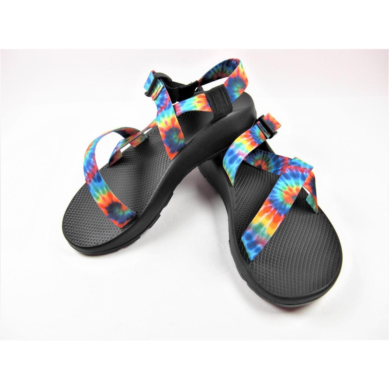 Chaco Z 1 Classic Men s Sandals Tie Dye Blue Depop