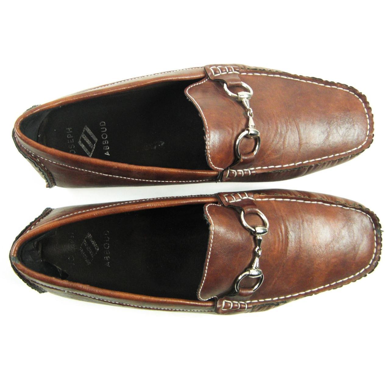 Joseph outlet Abboud light brown loafers