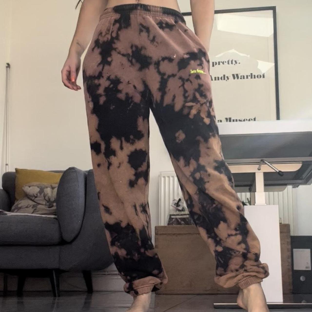 Urban Outfitters Women's Black and Brown Joggerstracksuits Depop