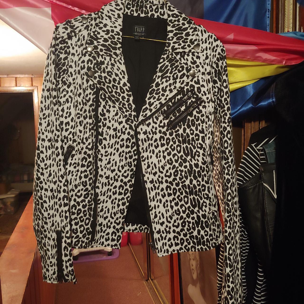 ジャケット・アウター Tripp nyc leopard riders jacket TRIPP NYC - WILD CHILD MOTO LEOPARD
