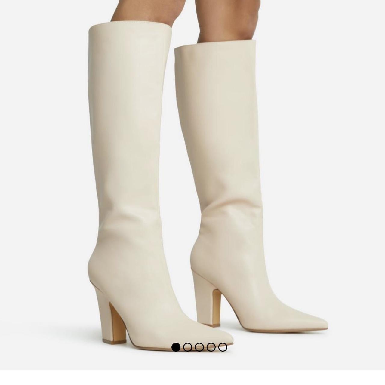 Nude calf clearance boots