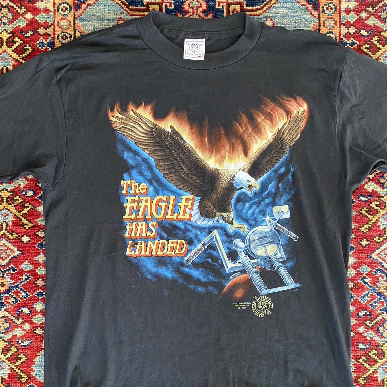1991 The Eagle Has Landed Rebel Rider Just Brass... - Depop
