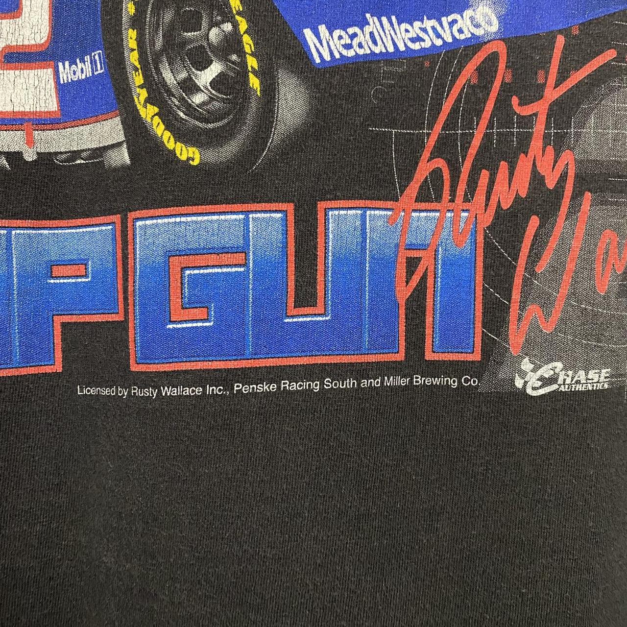 Crazy 90s Rusty Wallace Top Gun Beautifully Faded Depop