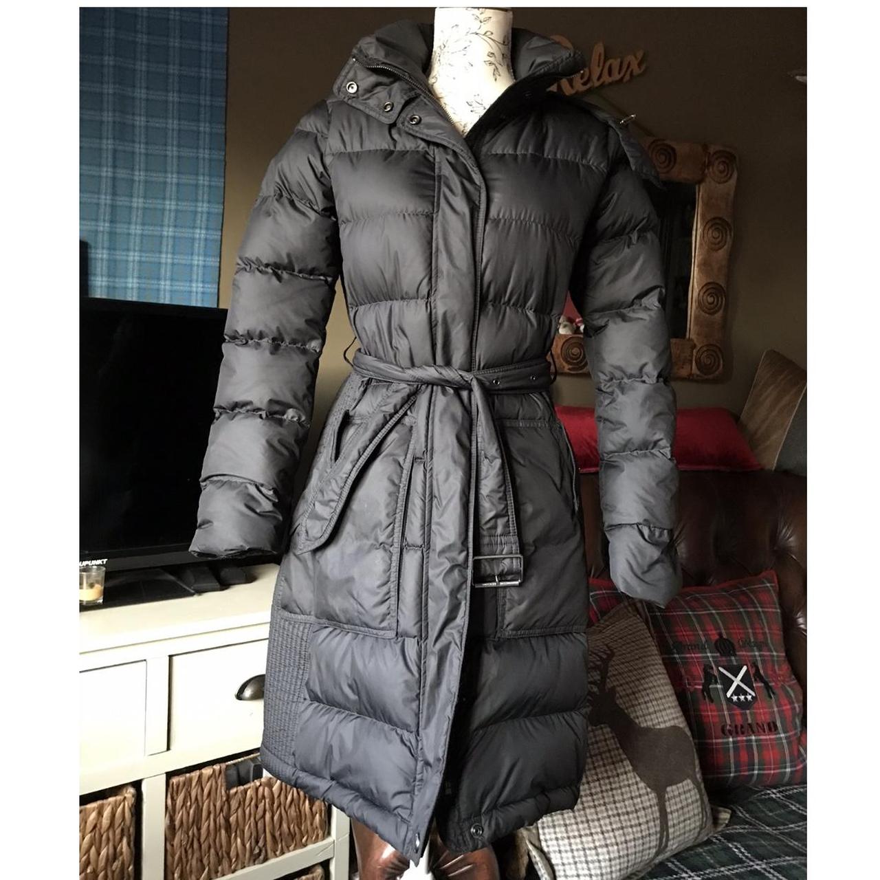 Burberry Brit black ladies down jacket coat Size