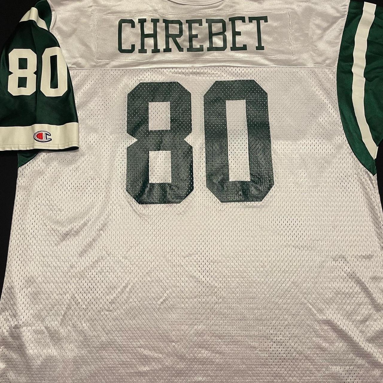 New York Jets Wayne Chrebet Jersey Size 52 Mens Green Champion